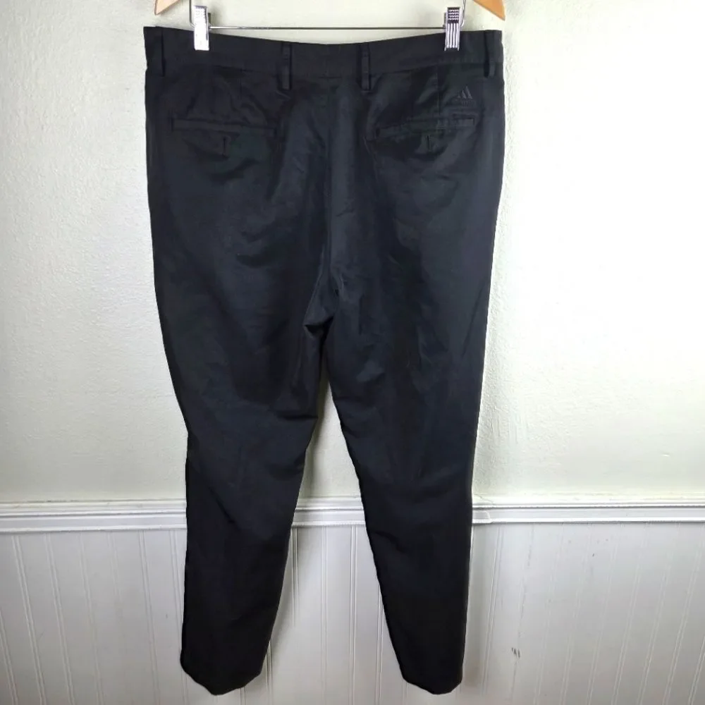 Men's Adidas Climalite Active Outdoor Golf Black Pants Size 36x32